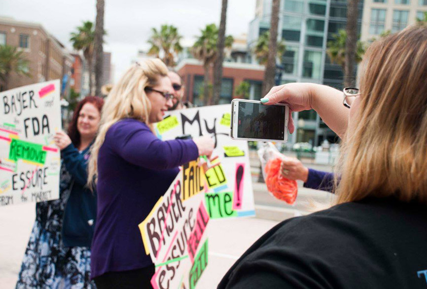 A rally outside of the Annual Clinical and Scientific meeting of the American Congress of Obstetricians and Gynecologists in San Diego, May 6th, 2017.