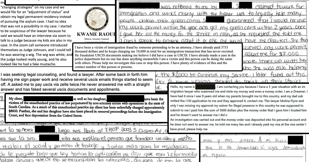 Fraudsters target immigrants seeking legal help